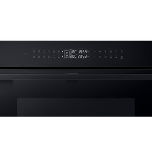 Samsung Dual Cook Flex, katalüütiline puhastus, 76 L, must - Integreeritav ahi
