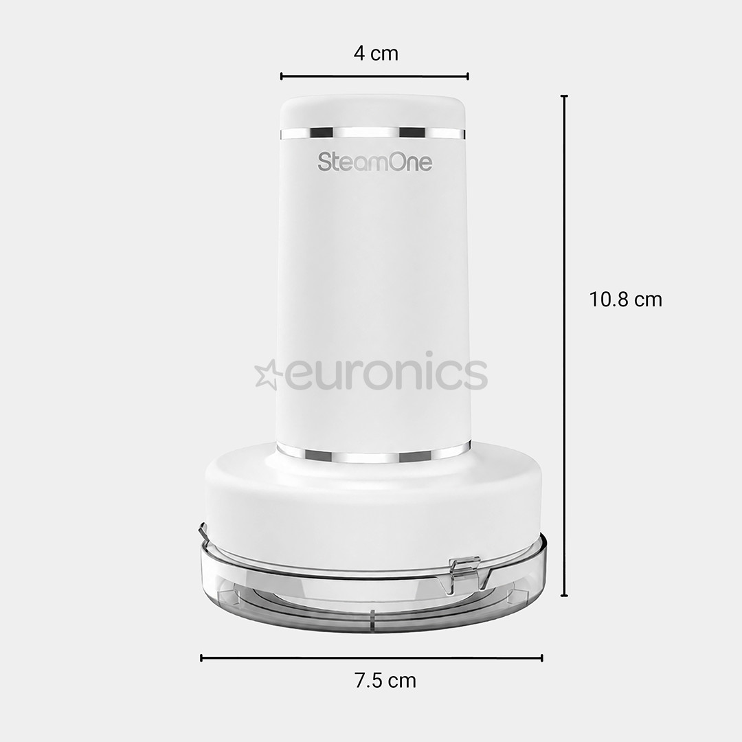 SteamOne Simon XL 2, 2000 W, valge - Käsi- aurukeskus + Topieemaldaja