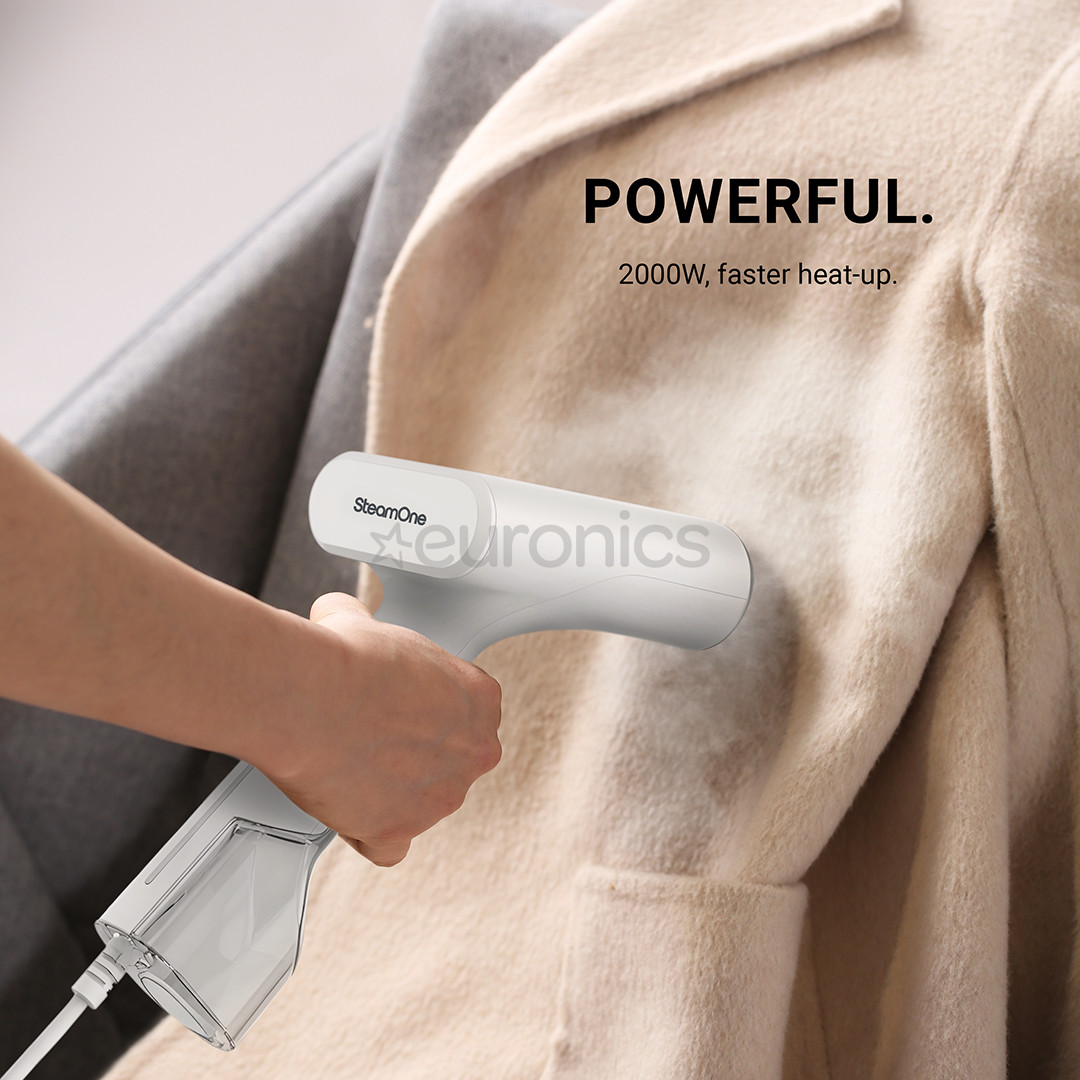 SteamOne Simon XL 2, 2000 W, valge - Käsi- aurukeskus + Topieemaldaja