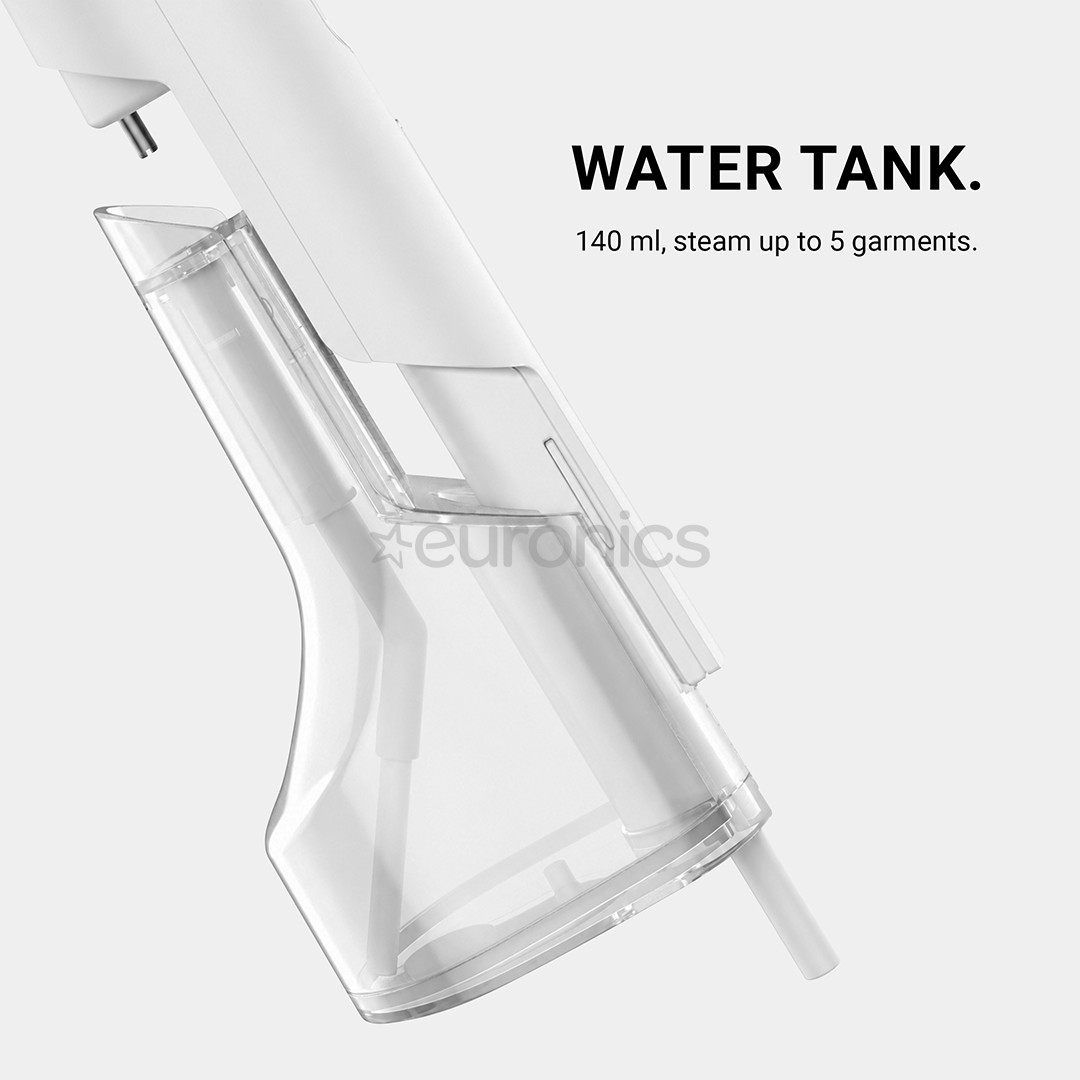 SteamOne Simon XL 2, 2000 W, valge - Käsi- aurukeskus + Topieemaldaja