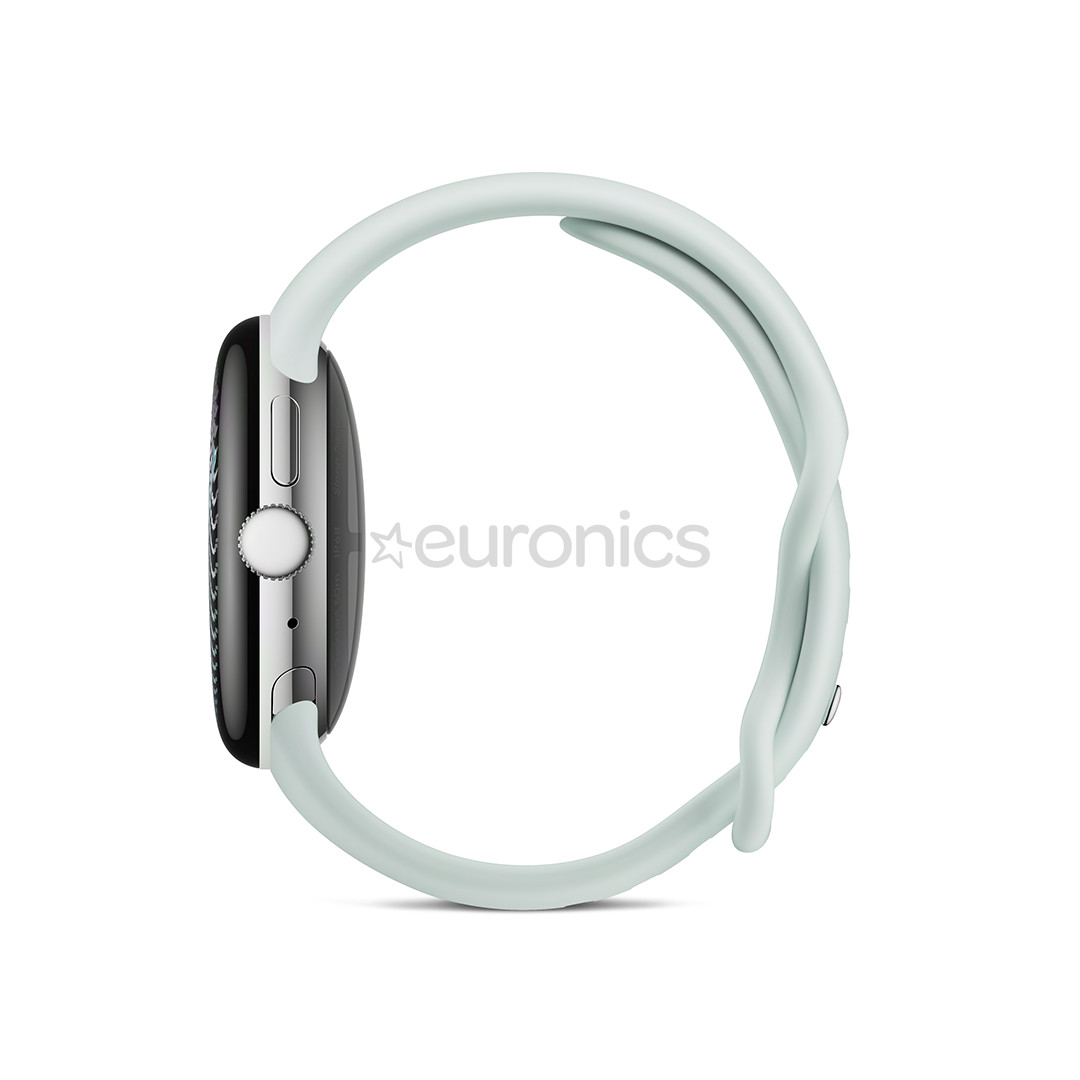 Google Pixel Watch 5, 41 mm, heleroheline/hõbedane - Nutikell