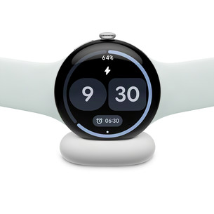 Google Pixel Watch 5, 41 mm, heleroheline/hõbedane - Nutikell