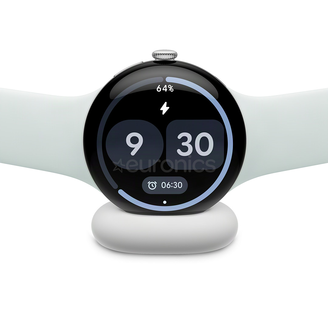 Google Pixel Watch 5, 41 mm, heleroheline/hõbedane - Nutikell