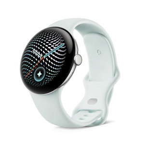 Google Pixel Watch 5, 45 mm, heleroheline/hõbedane - Nutikell