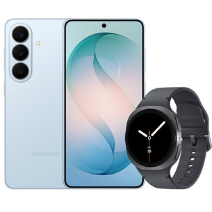Samsung Galaxy S26, 256 GB, sinine + Watch8, 40mm, LTE, tumehall - Nutiseadmete komplekt SM-S942BLBG+SM-L325G