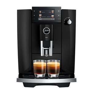 JURA E6 Piano Black (ED), must - Espressomasin