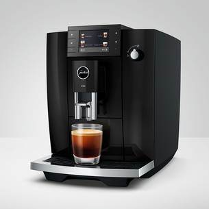 JURA E6 Piano Black (ED), must - Espressomasin