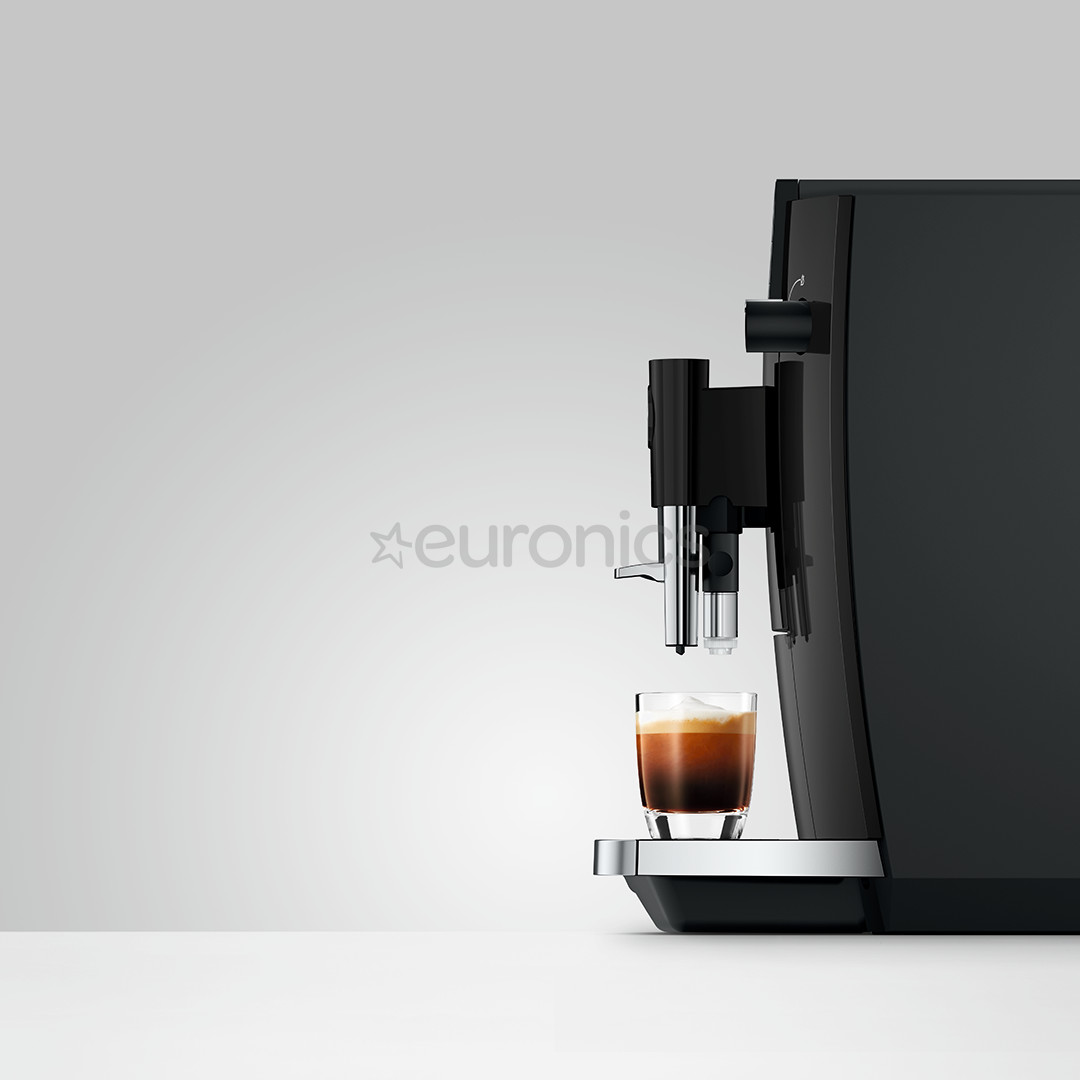 JURA E6 Piano Black (ED), must - Espressomasin