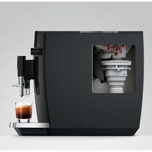 JURA E6 Piano Black (ED), must - Espressomasin