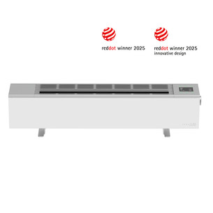 Aeno, 2000 W, white - Premium ECO Smart heater with real fire effect