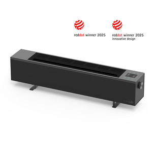 Aeno, 2000 W, black - Premium ECO Smart heater with real fire effect