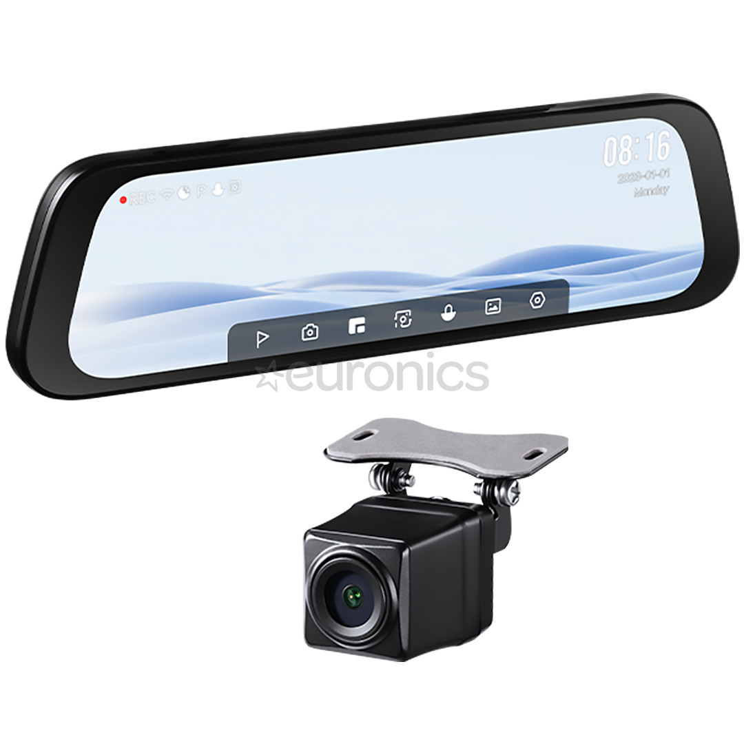 70mai Rearview Dash Cam S500 + RC13, 3K, 128 GB, must - Videoregistraator