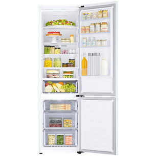 Samsung, NoFrost, 390 L, kõrgus 203 cm, valge - Külmik