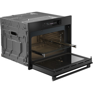 Asko, 50 L,  black graphite - Built-in microwave oven