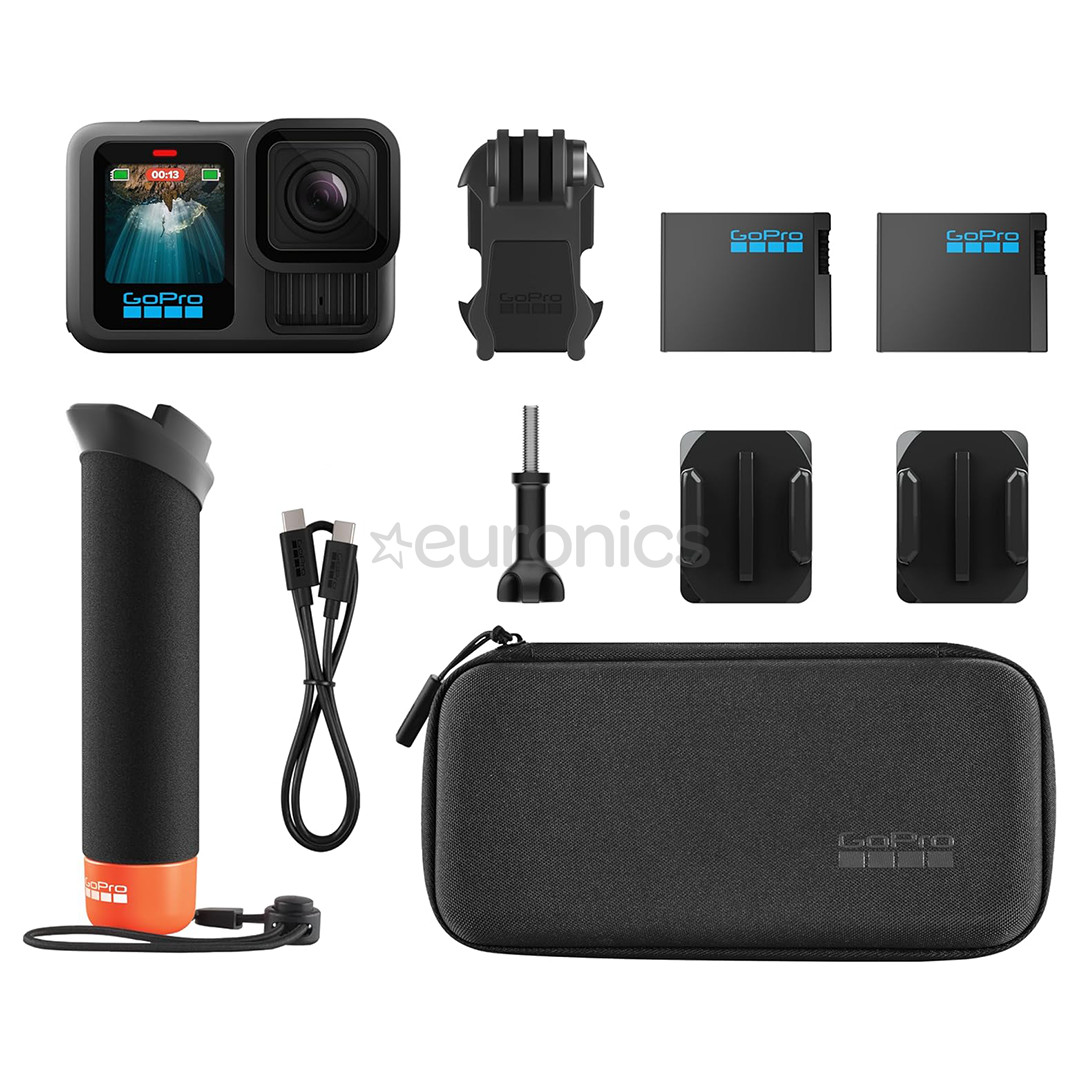 GoPro Hero13 Black Accessories bundle (без карты SD), черный - Экшн-камера