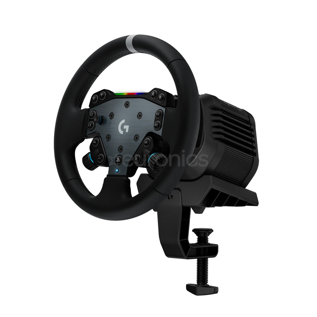 Logitech RS50, PC/PlayStation, черный - Комплект с рулем для симулятора