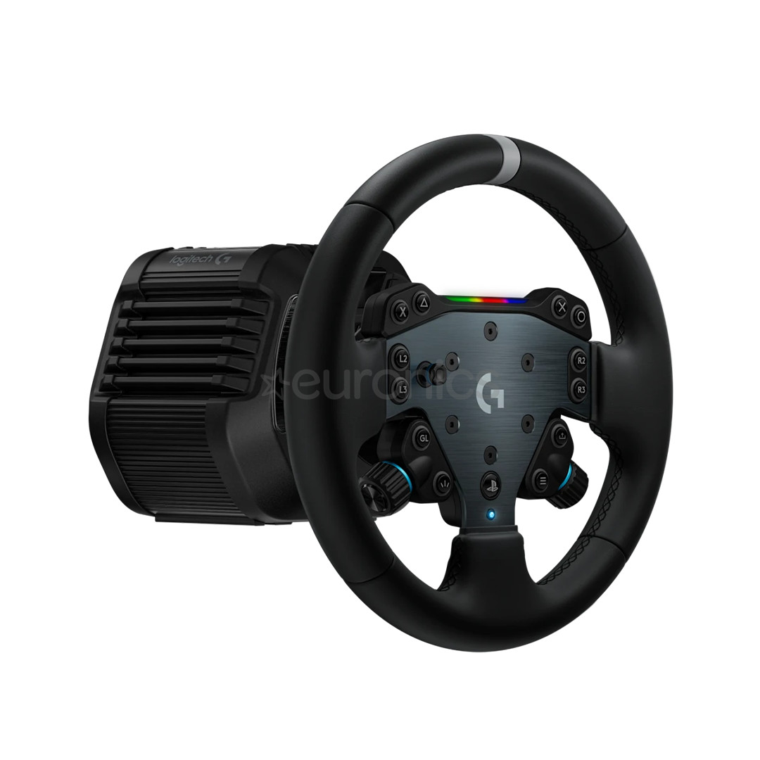 Logitech RS50, PC/PlayStation, черный - Комплект с рулем для симулятора