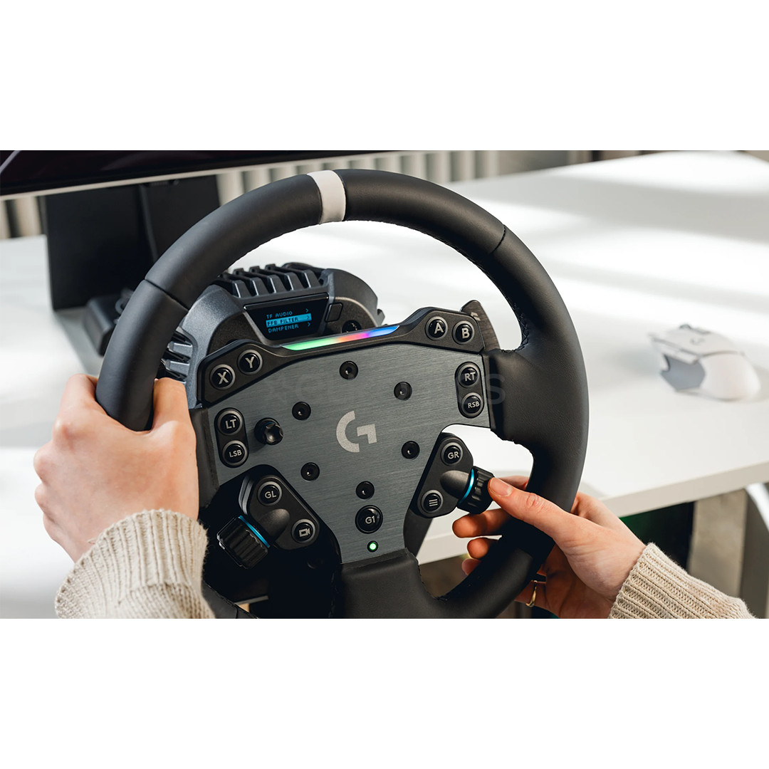 Logitech RS50, PC/Xbox, must - Sim roolikomplekt