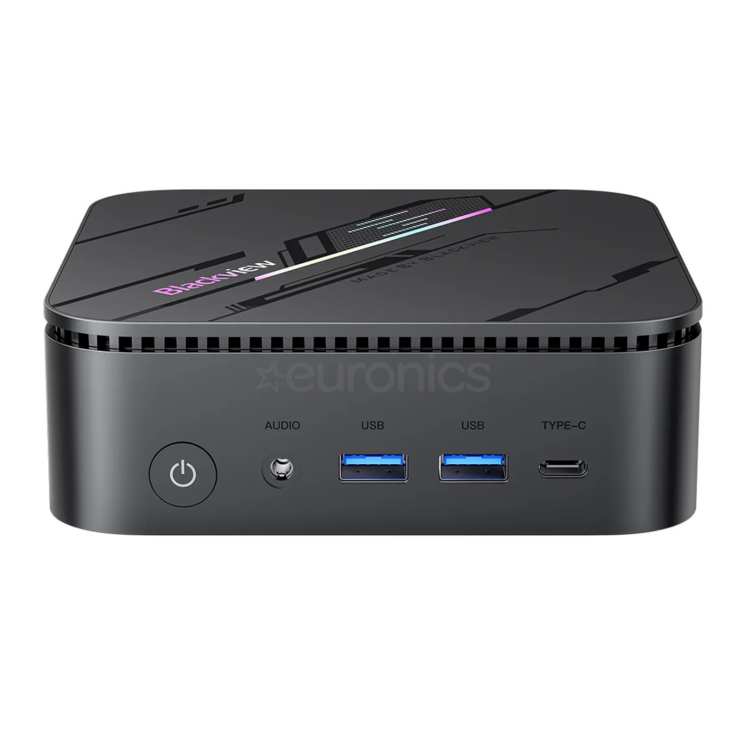 BlackView MP100 Pro, Ryzen 5, 16 GB, 512 GB, W11P, grey - Desktop PC