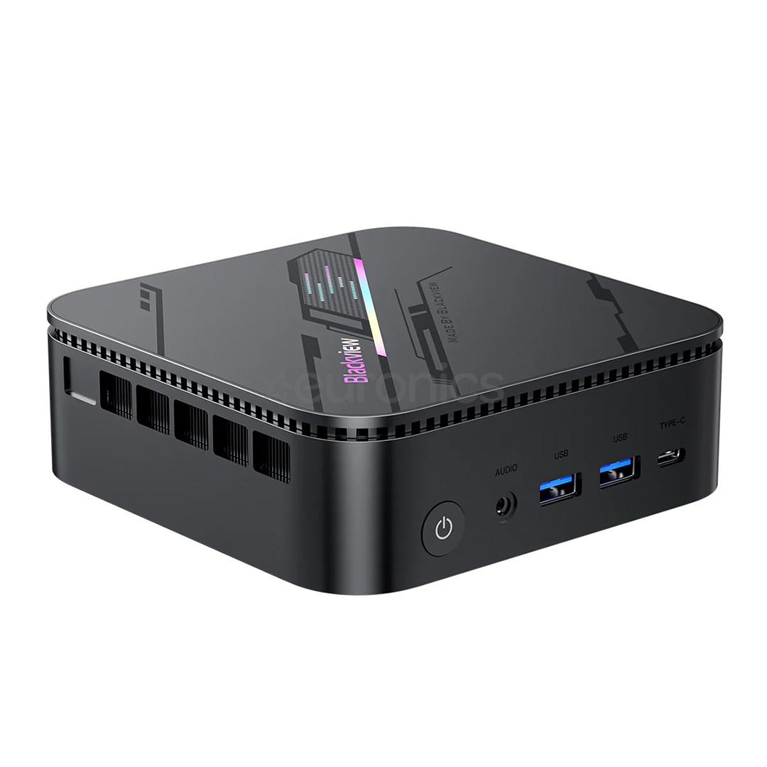 BlackView MP100 Pro, Ryzen 5, 16 GB, 512 GB, W11P, grey - Desktop PC