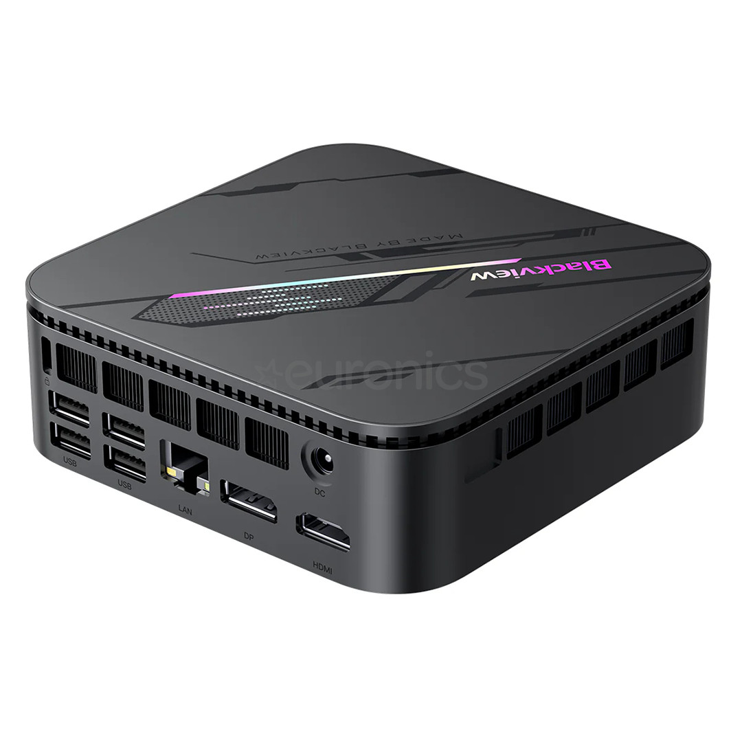 BlackView MP100 Pro, Ryzen 5, 16 GB, 512 GB, W11P, grey - Desktop PC
