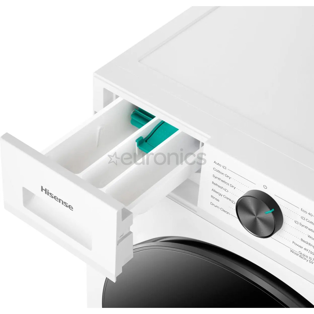 Hisense, 8 kg / 5 kg, depth 51 cm, 1400 rpm - Washer-Dryer Combo
