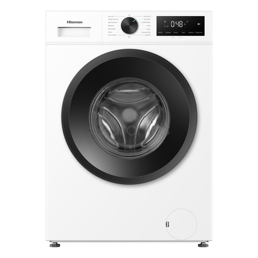 Hisense, 7 kg, depth 43.5 cm, 1200 rpm white - Front load washing machine