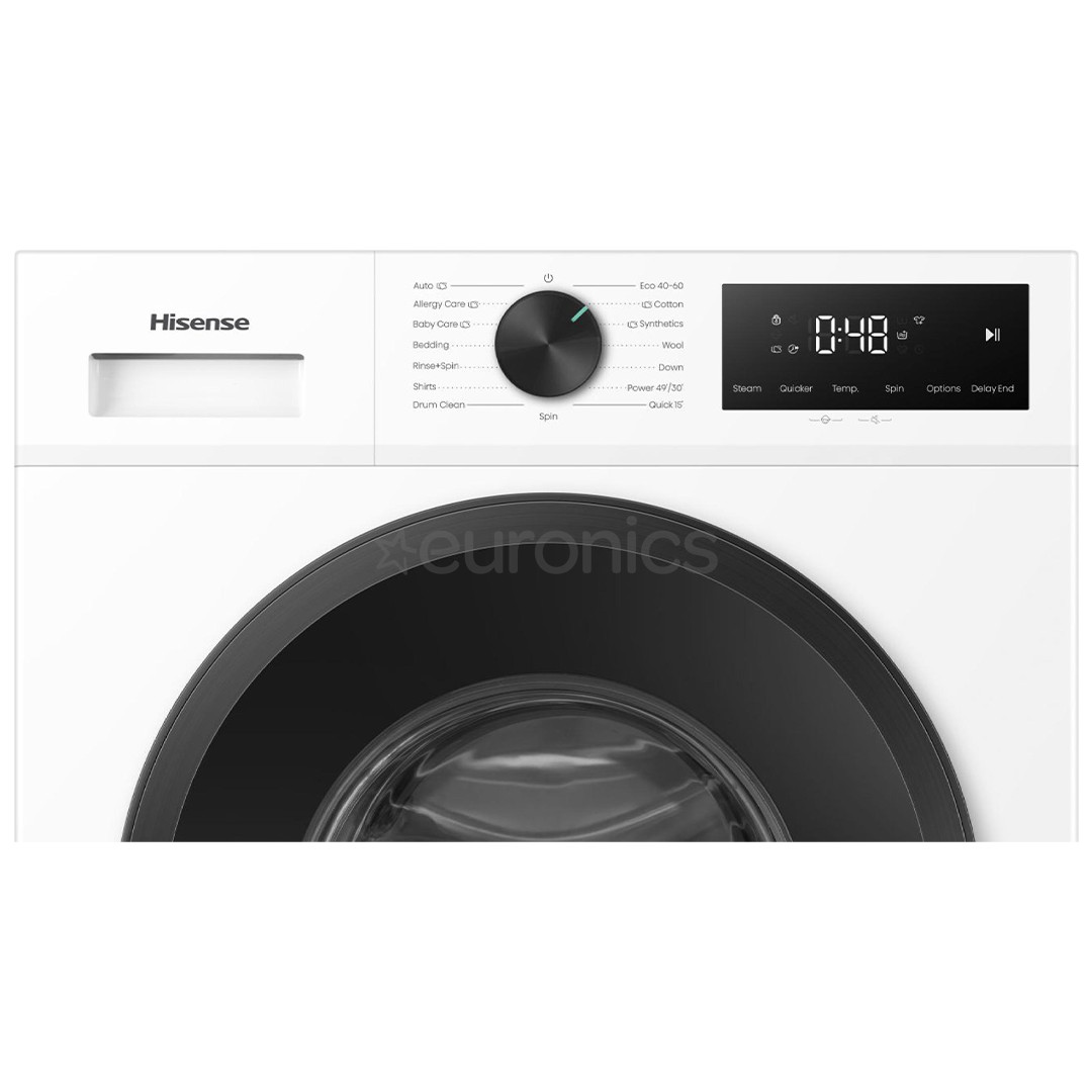 Hisense, 7 kg, depth 43.5 cm, 1200 rpm white - Front load washing machine