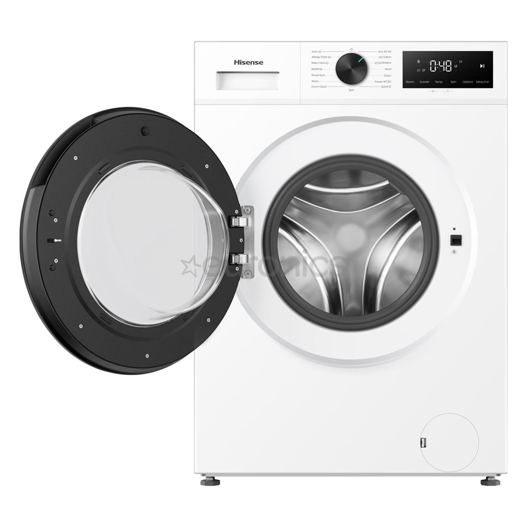 Hisense, 7 kg, depth 43.5 cm, 1200 rpm white - Front load washing machine