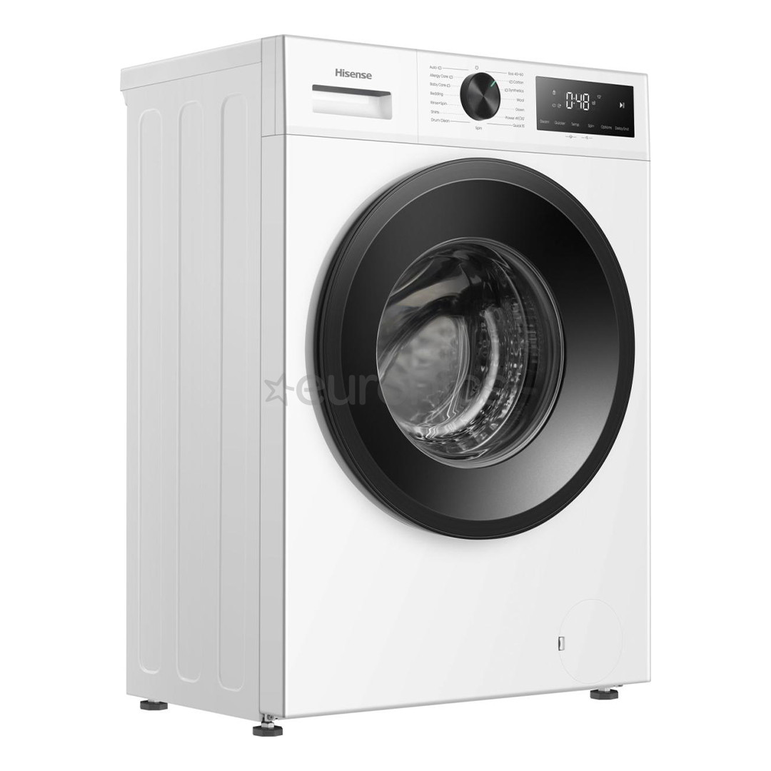 Hisense, 7 kg, depth 43.5 cm, 1200 rpm white - Front load washing machine