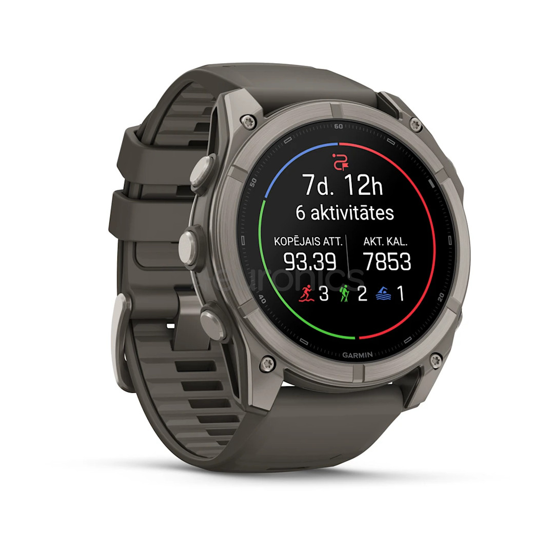 Garmin Fenix 9, 51 mm, titaan, hall - Spordikell