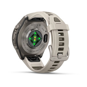Garmin Fenix 9 Pro, 43 mm, LTE, titanium, fog grey / dark sandstone - Sports watch