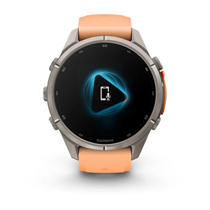 Garmin Fenix 9 Pro, 43 mm, LTE, titanium, shell pink / autumn orange - Sports watch