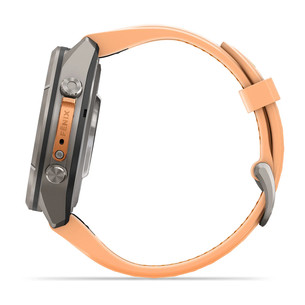 Garmin Fenix 9 Pro, 43 mm, LTE, titanium, shell pink / autumn orange - Sports watch