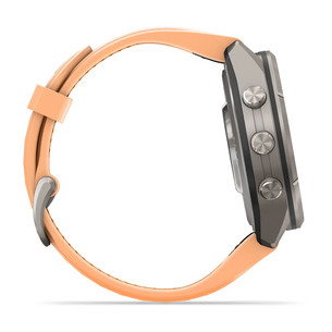 Garmin Fenix 9 Pro, 43 mm, LTE, titanium, shell pink / autumn orange - Sports watch
