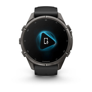 Garmin Fenix 9 Pro, 43 mm, black titanium, black / pebble grey - Sports watch