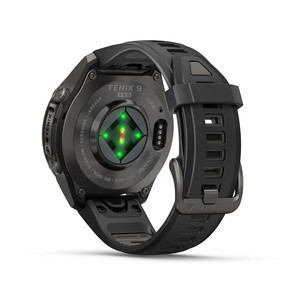 Garmin Fenix 9 Pro, 43 mm, black titanium, black / pebble grey - Sports watch