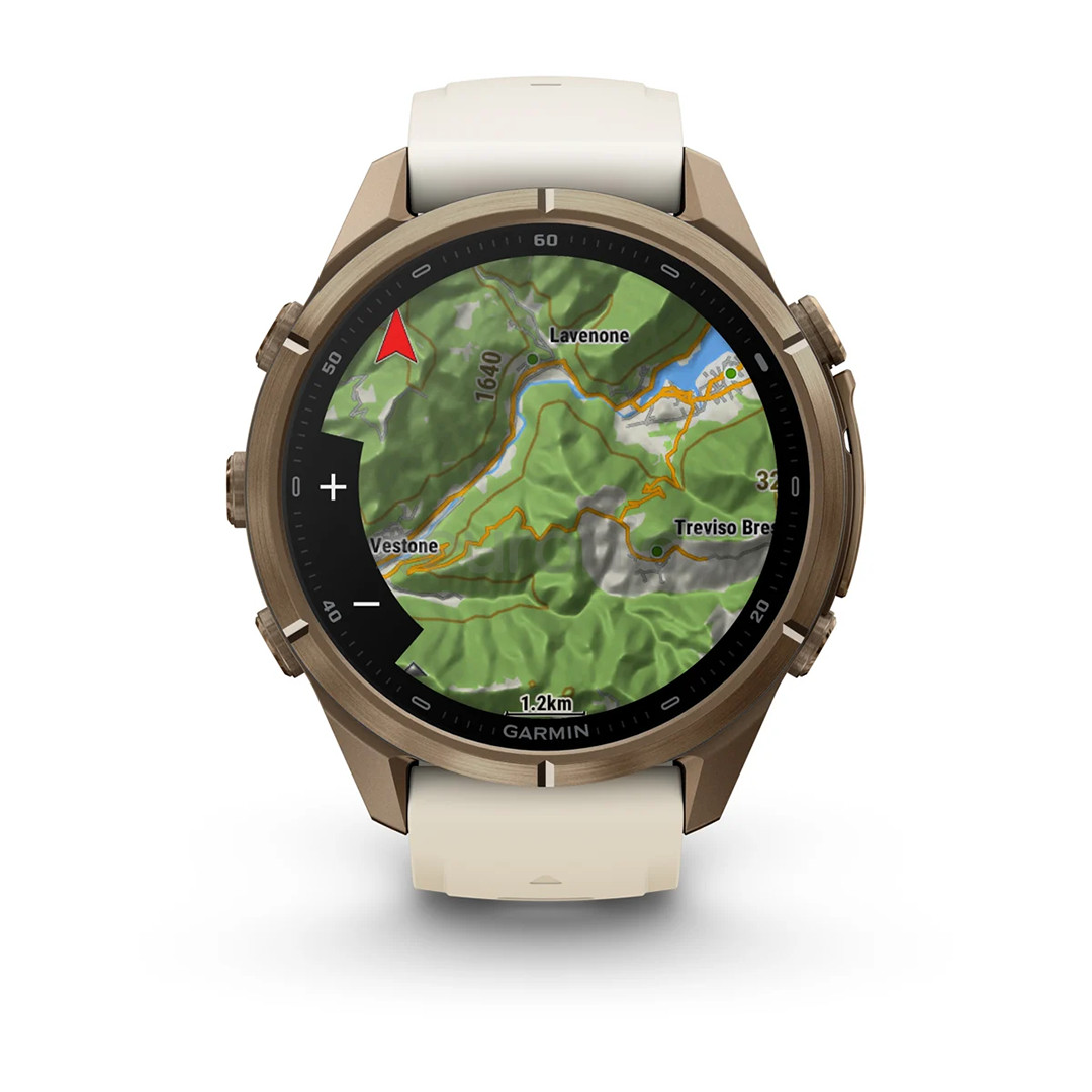 Garmin Fenix 9 Pro, 43 mm, LTE, gold titanium, cream / french grey - Sports watch