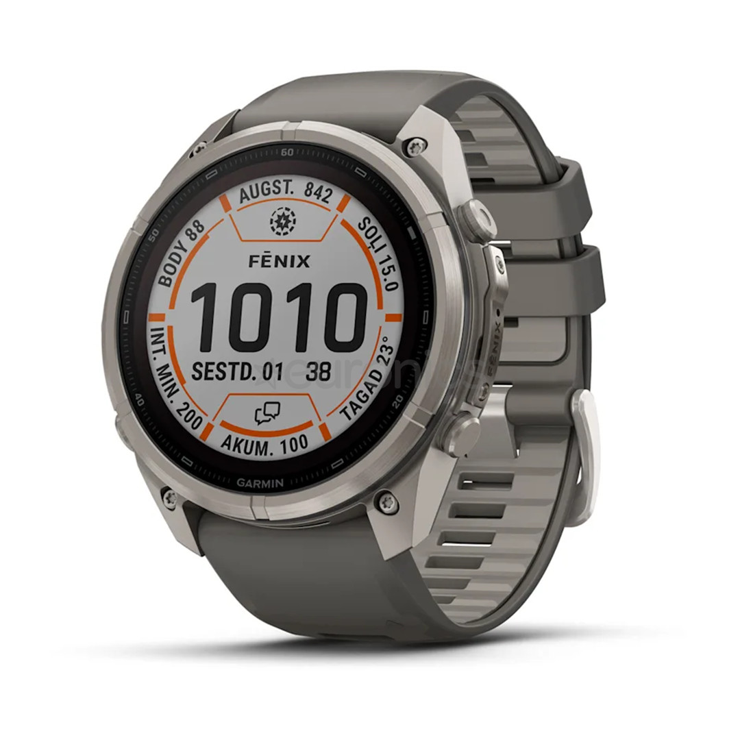 Garmin Fenix 9 Pro Solar, 51 mm, inReach, titanium, grey - Sports watch