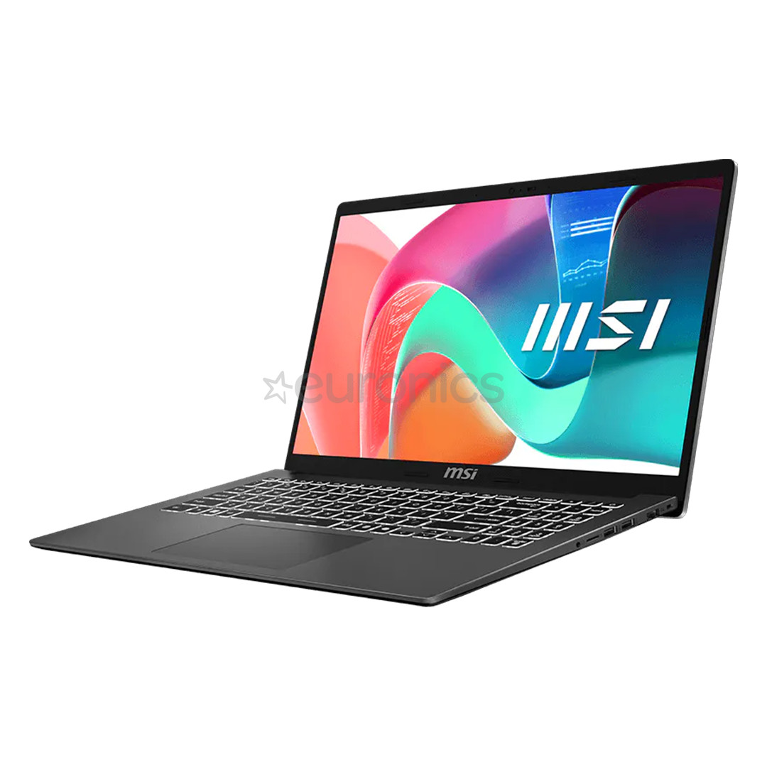 MSI Modern 15 F13MG, 15,6'', i5, 16 GB, 512 GB, ENG, platinum gray - Notebook