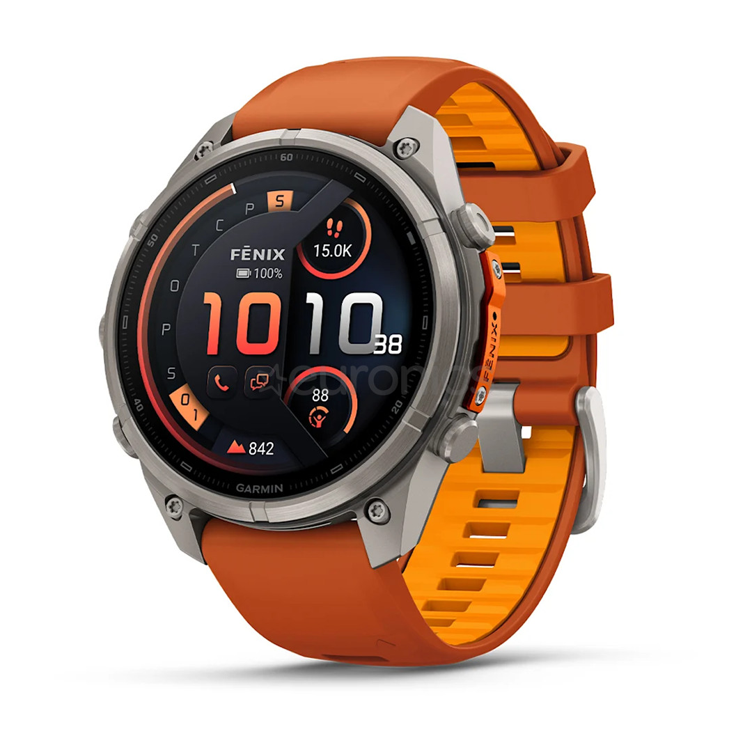 Garmin Fenix 9 Pro, 47 mm, inReach, titanium, orange - Sports watch