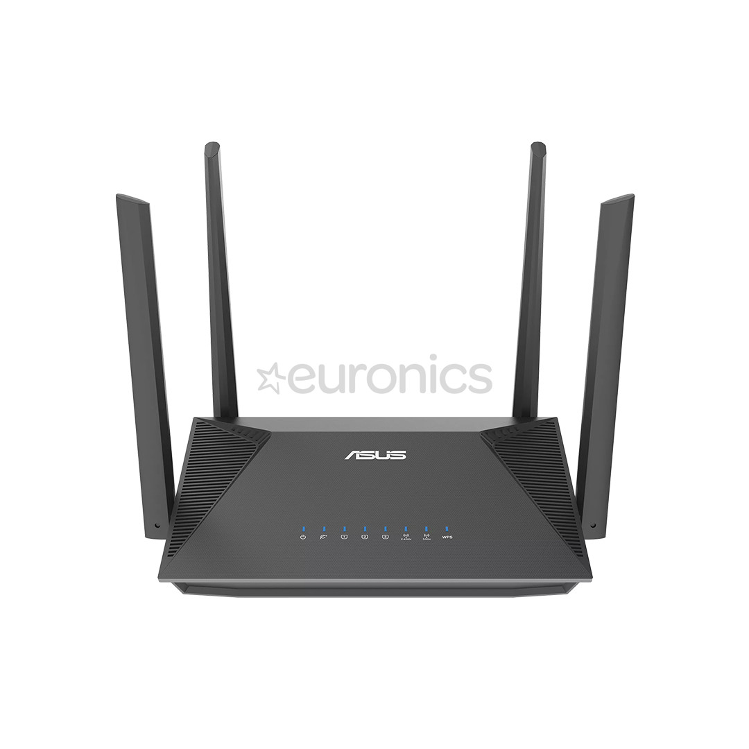 ASUS RT-AX52 (AX1800), Wi-Fi 6, must - WiFi ruuter