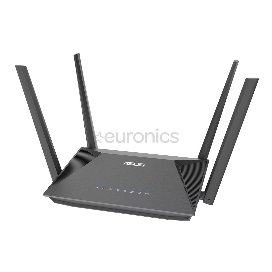 ASUS RT-AX52 (AX1800), Wi-Fi 6, must - WiFi ruuter