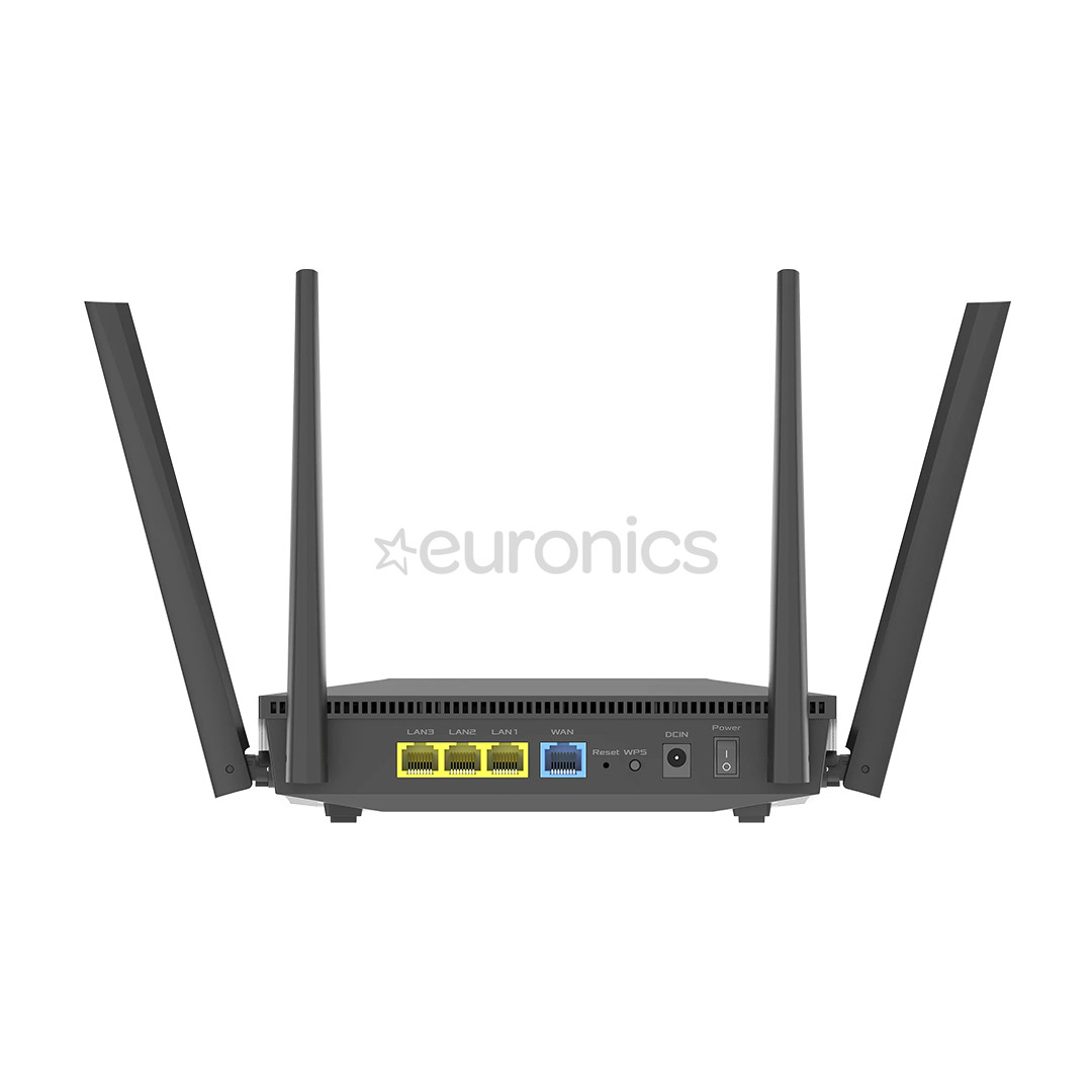 ASUS RT-AX52 (AX1800), Wi-Fi 6, must - WiFi ruuter