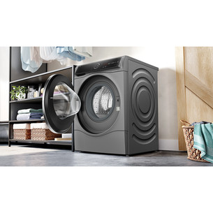 Bosch, Series 8, i-Dos, 10,5 кг/6 кг, глубина 62,2 см, 1400 об/мин, серый - Стирально-сушильная машина