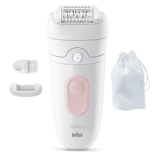 Braun Silk epil 5, Wet & Dry, white/pink - Epilator SE5011.NEW
