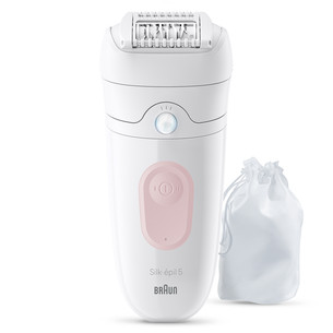 Braun Silk epil 5, Wet & Dry, white/pink - Epilator