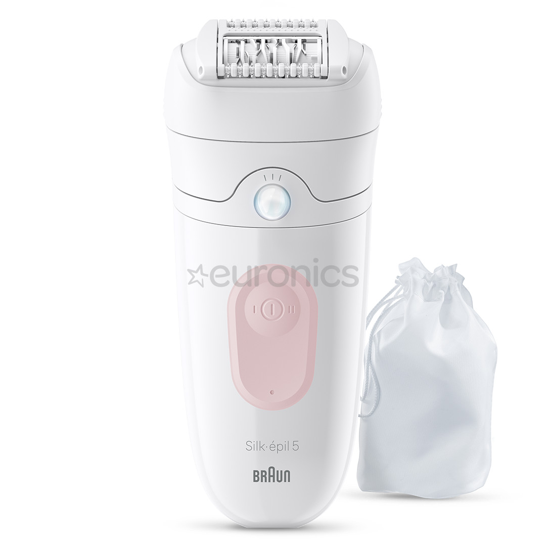 Braun Silk epil 5, Wet & Dry, white/pink - Epilator
