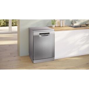 Bosch, Series 4, 14 place settings, stainless steel - Free standing dishwasher
