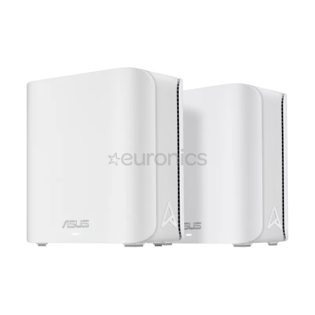 Asus ZenWiFi BD4, Wi-Fi 7, 2 pc, valge - Wi-Fi ruuter silmussüsteemi komplekt